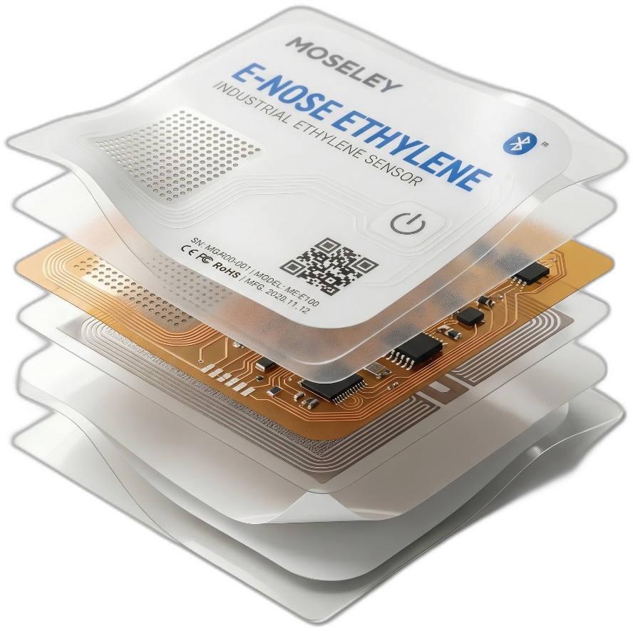 Moseley E-Nose Ethylene flexible sticker sensor
