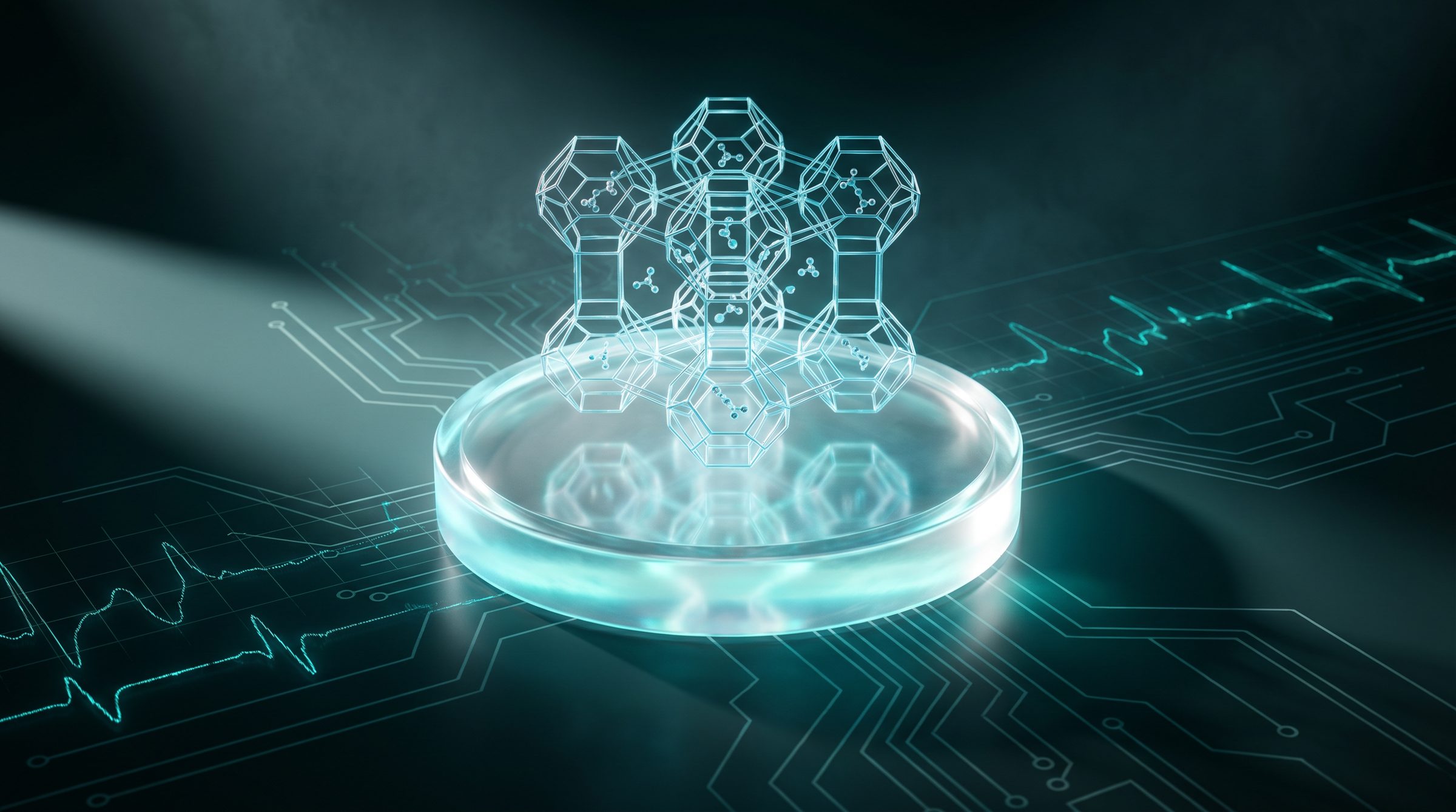 Quartz crystal microbalance with metal-organic framework lattice — molecular sensing platform